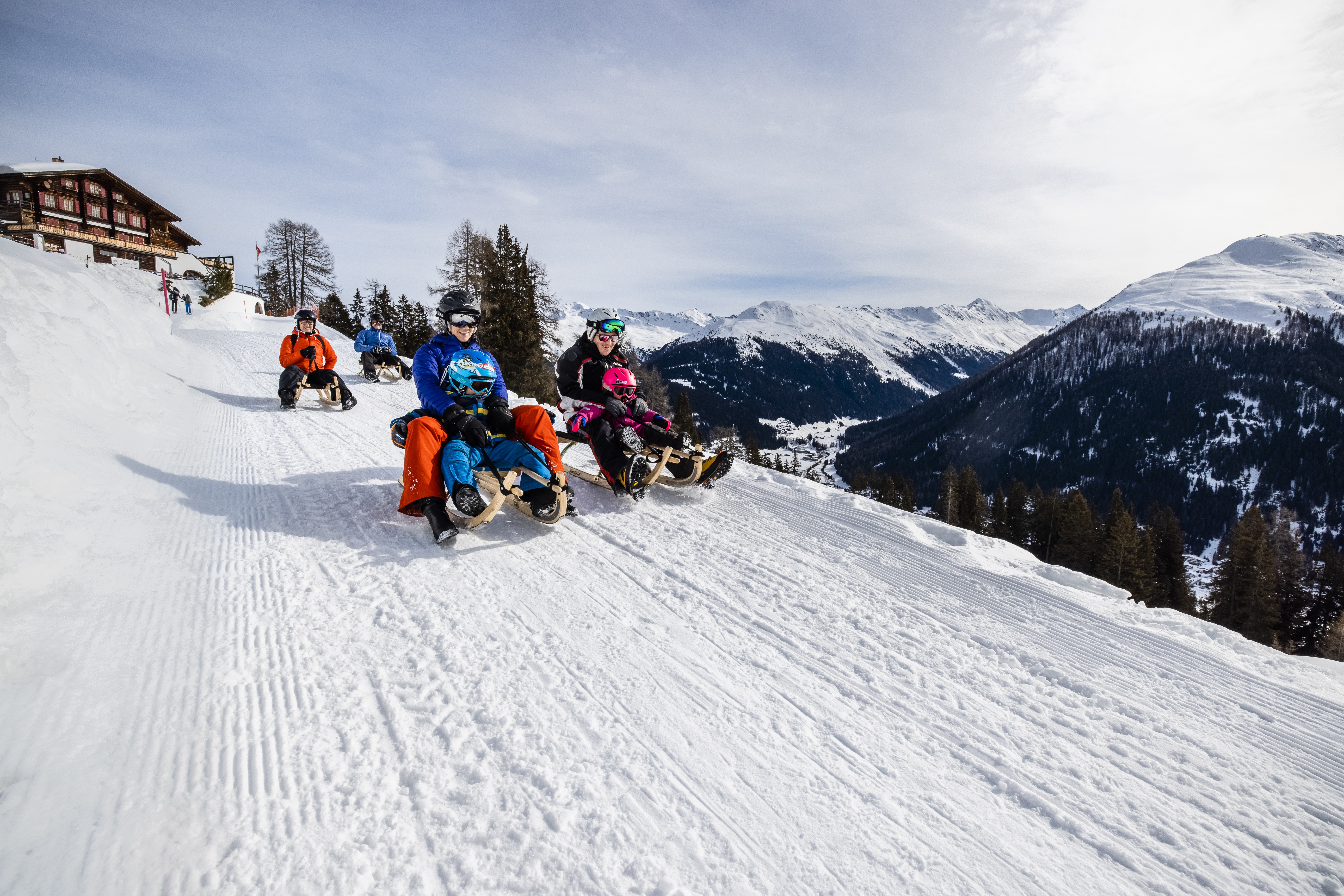 Winterferien in Davos für Familien